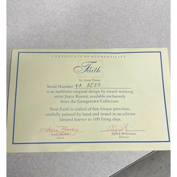 Georgetown Collection Faith Doll Blessed are the Children Joyce Reavey Praying - Picture 9 of 9